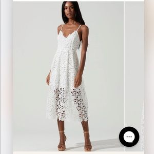 ASTR White Lace Dress